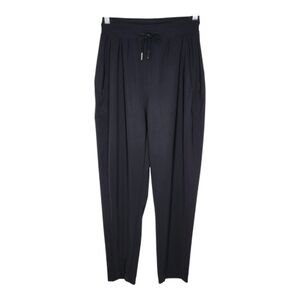 Sweaty Betty Tapered Black Drawstring Waist Pants Size XS US 0-2